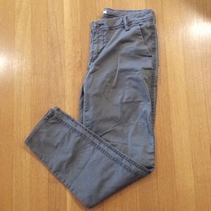 NWOT Maurices Pants Gray Womens casual whimsigoth, Size 3/4